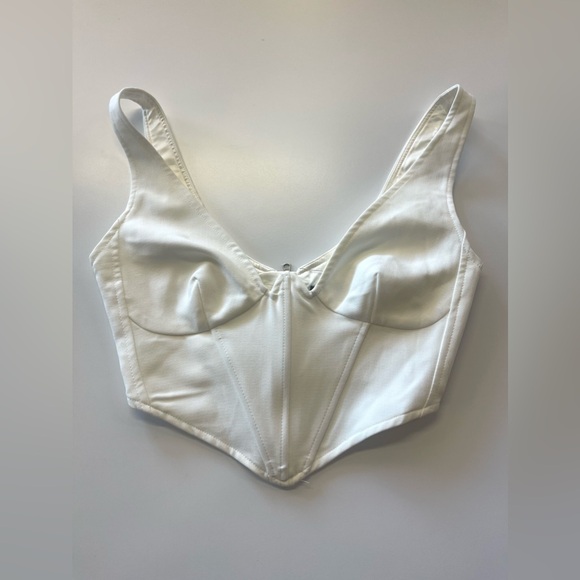 Revolve BARDOT Bronte Corset Top sz 2 / XS off white - Picture 10 of 13